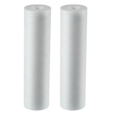 Imagem de Kit 2 Cartucho Refil Cavalete Filtro de Água 9 3-4 5 Micra Polipropileno Liso Caixa D'agua Branco Planeta Água