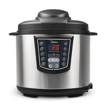 Imagem de Panela de Pressão Elétrica Midea 6L Digital Inox 127V 10 Funções Timer