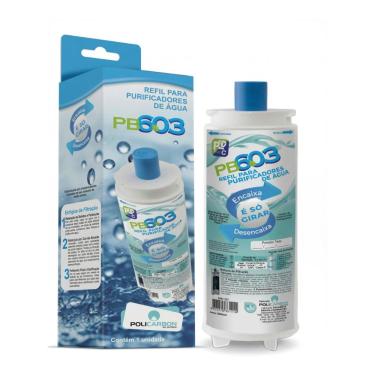 Imagem de Refil Filtro de Água PB603 Caixinha - Tripla Filtragem com Carvão Ativado - Vida Útil 3000L