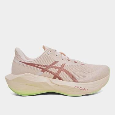 Imagem de Tênis Asics Novablast 6 Feminino, Rosa, Amarelo, 38