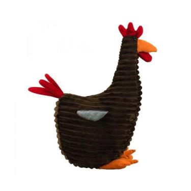 Imagem de Galo de Pelúcia Marrom 21cm - Minas de Presentes