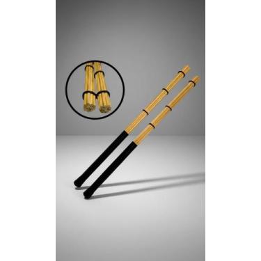 Imagem de Baquetas de Bambu com Cabo Emborrachado - Congratulations Store