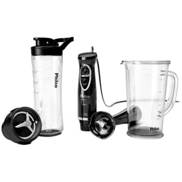 Imagem de Mixer e Blender Philco 2 Velocidades 400W PMX40A, Preto, 110V