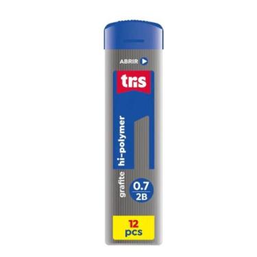Imagem de Grafite Hi-Polymer Graphite - 0.7mm - C/12 Minas - Tris