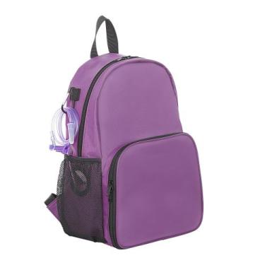 Imagem de Mochila para Sonda de Alimentação Fewener 40 cm Roxa Grande