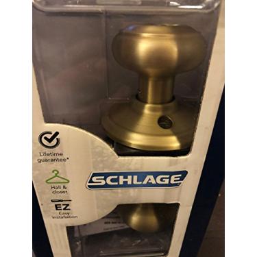 Imagem de Maçaneta de passagem georgiana de latão acetinado