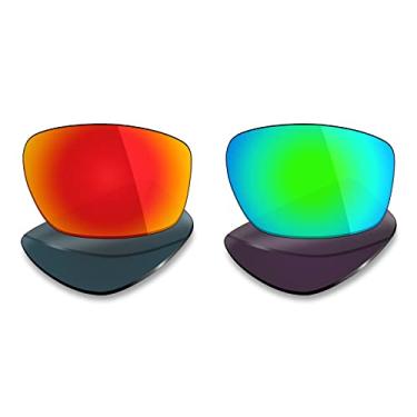 Imagem de 2 pares de lentes polarizadas de reposição da Mryok para óculos de sol Oakley Valve 2014 – Opções