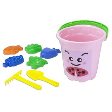 Imagem de Nig Brinquedos Conjunto Baldinho de Praia Joaninha Rosa