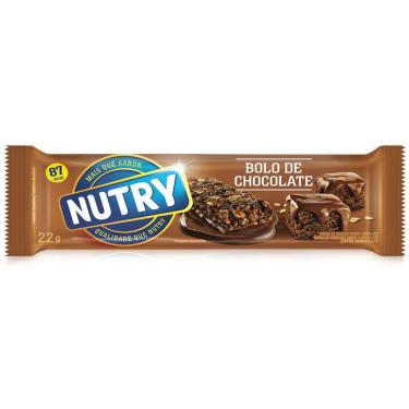 Imagem de Barra de Cereais Nutry Bolo de Chocolate com 24 - Nutrimental