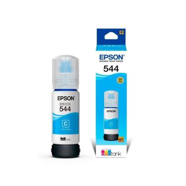 Imagem de Refil de Tinta Epson T544220-AL - 65ml - Ciano - Para Multifuncionais Tanque de Tinta Epson L1110 / L3110 / L3150