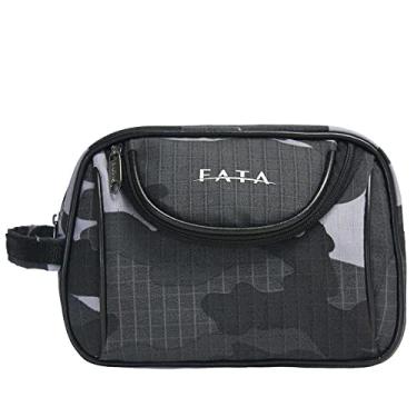 Imagem de Necessaire Masculina Organizador Cefalonia Fata Cinza Escuro