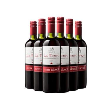 Imagem de Caixa Do Vinho Sem Álcool Tinto Suave 6 Unidades - La Dorni