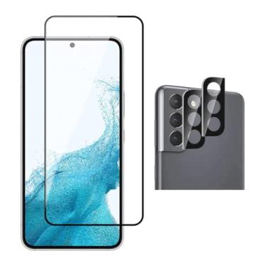 Imagem de Película 9D Cerâmica Full Protection para Samsung Gaçaxy S22 5G + 2x Películas de Câmera - (C7COMPANY)