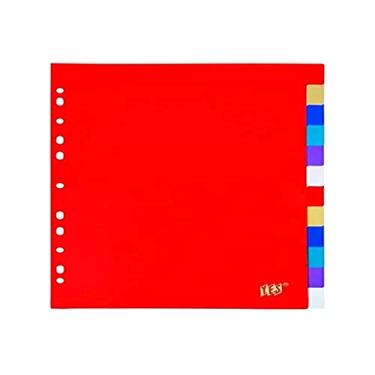 Imagem de Divisória para Fichário,Oficio, YES, com 12 Divisões, sem visor, Colorida, 12TBBSOR