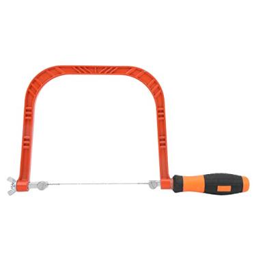 Imagem de Serra de em forma de EUA ajustável Fafeicy, liga de alumínio de serra em forma de U de 13 polegadas para marcenaria de madeira, serra de corte de cordas de madeira, lâmina de