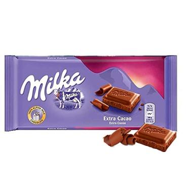 Imagem de Milka Extra Cocoa - Chocolate Meio Amargo - Importado da Polônia