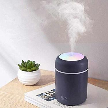 Imagem de Umidificador H2o Lumen Difusor Oleo Essencial Usb 300ml Led (Cinza)