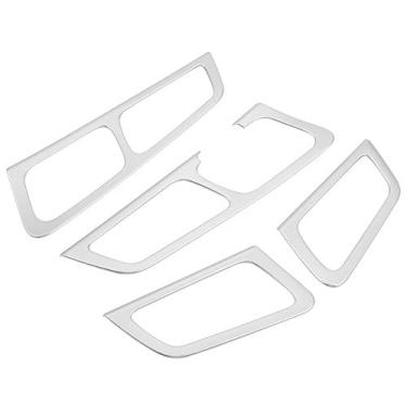 Imagem de Senyar 4 peças capa de maçaneta de porta interior, ABS acessório de capa de moldura de maçaneta interior da porta do carro para KX5 QL 2015-2018