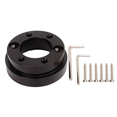 Imagem de Fydun Adaptador de volante Logitech G27 G920 liberação rápida 70 mm placa adaptador de volante liga de alumínio para volante Logitech G25 G27 G29 G920 13 14 polegadas