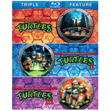 Imagem de Teenage Mutant Ninja Turtles / Teenage Mutant Ninja Turtles II: The Secret of the Ooze / Teenage Mutant Ninja Turtles III: Turtles in Time (Triple Feature) [Blu-ray]