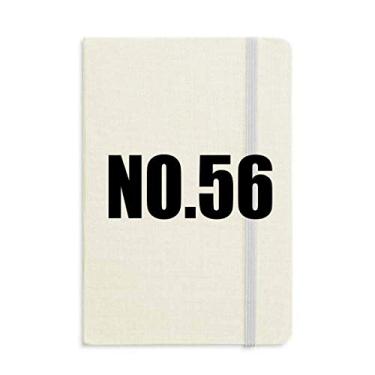 Imagem de Lucky No.56 Número Nome Notebook Capa Rígida Diário Clássico A5 Presente