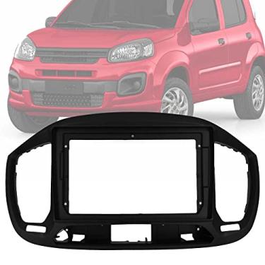 Imagem de Moldura Painel 2 Din 9" Polegadas Fiat Uno 2015 até 2021