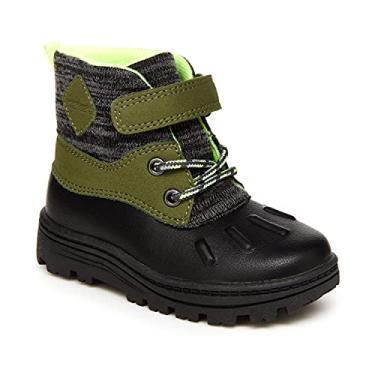 Imagem de Carter's Bota infantil unissex, Preto, 10 Toddler