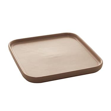 Imagem de CJ 3 PETISQUEIRAS PORCELANA QUADRADA NÓRDICA CINZA MATT 15x15x2cm