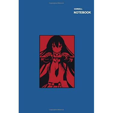 Imagem de Caderno Akame Ga Kill para amantes de mangá: 110 páginas brancas, (15,24 x 22,86 cm), grande, notas Cornell.