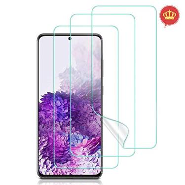 Imagem de Kit 3x Películas de Gel Transparente Samsung Galaxy S20 Plus (S20+) + Kit de Aplicação
