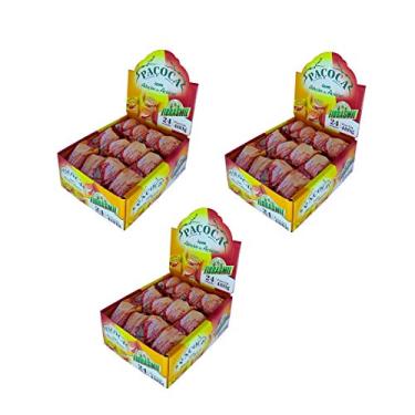 Imagem de Kit 3 Display Paçoca Sem Açúcar 480g Cada Fibrasmil