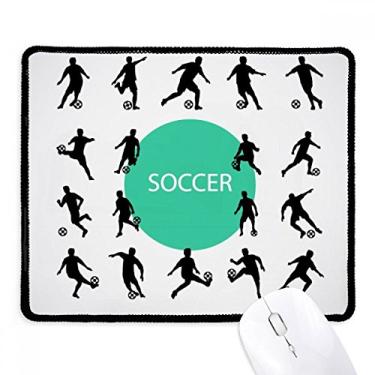 Imagem de Tapete de borracha para jogos com bordas costuradas para esportes de futebol americano