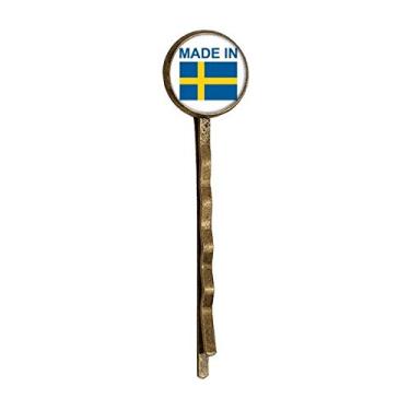 Imagem de Feito na Suécia Country Love Retro Metal Hair Bobby Pin Headwear