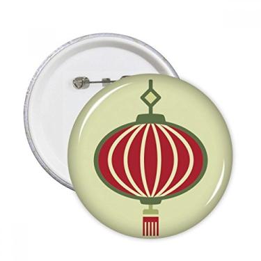 Imagem de Lanterna, padrão chinês, broches, emblema, decoração de roupas, 5 peças, presente