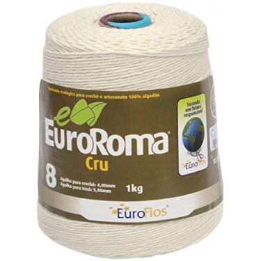 Imagem de Euroroma 170.8.100, Barbante Cru 1, 0Kg 4/8 Fios Rolo, Multicolor