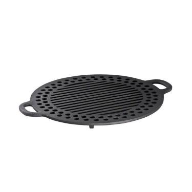 Imagem de Grelha Redonda Ferro Fundido Da Gengis-kan Libaneza 32 Cm