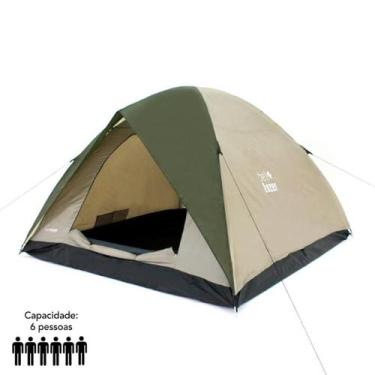 Imagem de Barraca Camping Araguaia Alta Premium Cobertura Impermeável Para 6 Pes