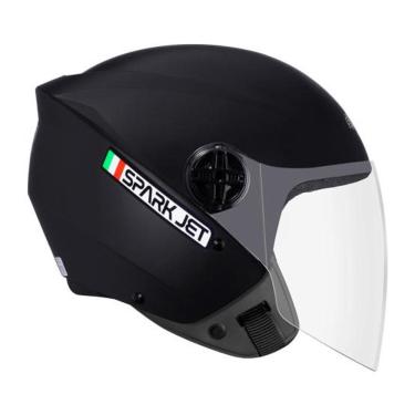 Imagem de Capacete Moto EBF Spark Jet Solid Aberto Várias Cores