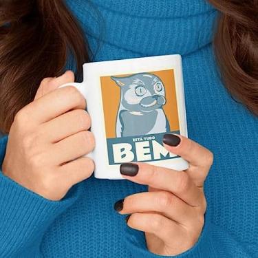 Imagem de Caneca Meme Gato Está Tudo Bem Personalizável