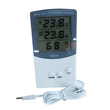 Imagem de Yardwe Higrômetro Interior Termômetro