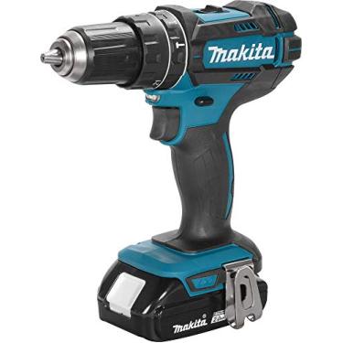 Imagem de MAKITA PARAFUSADEIRA E FURADEIRA DHP482RAE COM IMPACTO 1/2" À BATERIA ÍON-LÍTIO 18V - BIVOLT COM 2 BATERIAS 1 CARREGADOR E MALETA