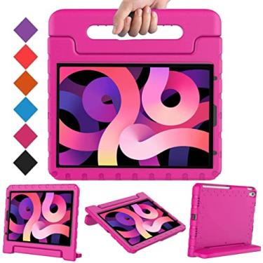 Imagem de Capa Infantil Maleta Compatível Para iPad Air4 Air5 10.9'' A2316 A2324 A2325 A2072-A2588 A2589 A2591 (2021-2022)-ROSA,Anti imapcto,EVA, Emborrachada, Leve
