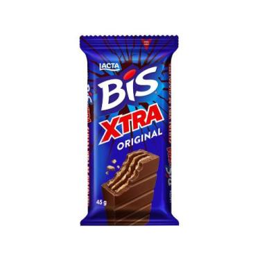 Imagem de Barra De Chocolate Bis Xtra Original Ao Leite - 45G Lacta