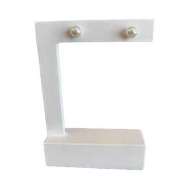 Imagem de Brinco Pérola Tradicional 6mm Banhado a Ouro