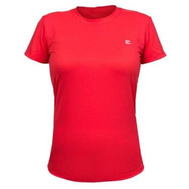 Imagem de Camiseta Feminina Curtlo Active Fresh Vermelho