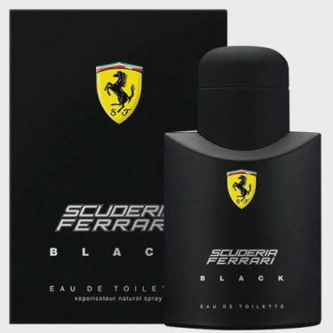 Imagem de Presente Masculino Perfume Ferrari Black 125ml Eau De Toilette
