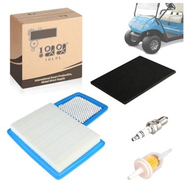 Imagem de 10L0L Kit de afinação de carrinho de golfe para Yamaha G16, G19, G20, G21, G22 e Yamaha G29, modelos de 4 ciclos com motores 301cc/357cc com filtro de ar pré-filtro de combustível vela de ignição