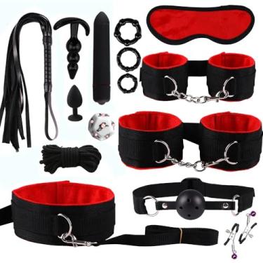 Imagem de Kit Brinquedos Sexuais 15 Peças Sexuais Brinquedos Sexuais Adultos BDSM Kit 15 Produtos Sex Shop