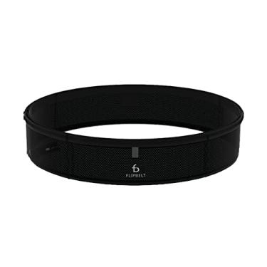 Imagem de FlipBelt Cinto de ar leve para corrida, pochete de ginástica e corrida para mulheres e homens, pochete de cintura que não atrapalha para telefone, chaves, dinheiro, cinto de armazenamento que absorve umidade, empresa dos EUA