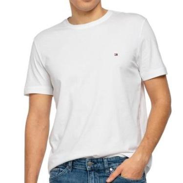 Imagem de Camiseta Tommy Hilfiger Essential Cotton Tee Branca-Masculino